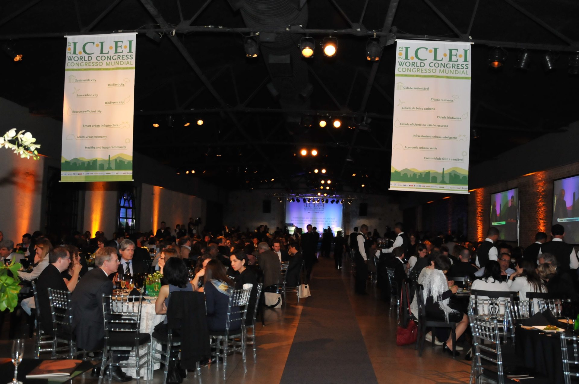 A shot of a large room showing attendees at the ICLEI World Congress 2012